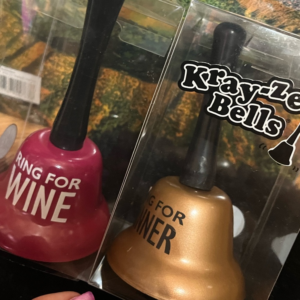 Krazy Bells ~ ring for dinner or ring for wine <3